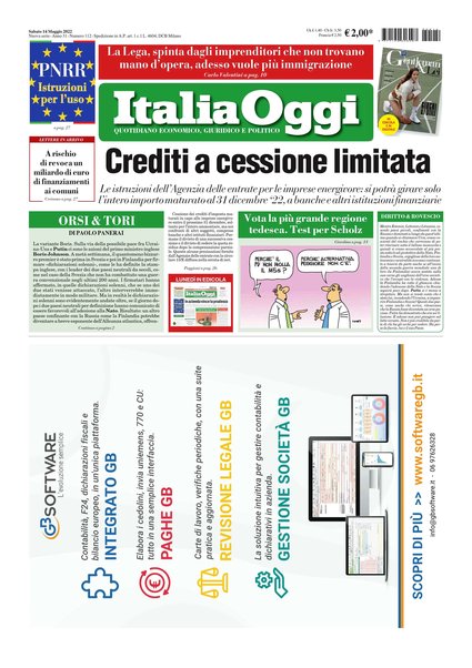 Italia oggi : quotidiano di economia finanza e politica